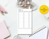 Printable A6 Size Task List | Instant Download