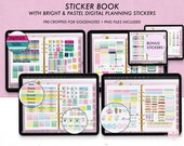 Digital Sticker Book &  Planner Stickers for GoodNotes