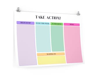 Take Action Poster Board