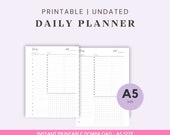 A5 Size Ring Bound -  Daily Planner Printable