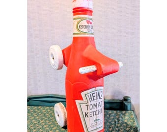 ヴィンテージ ハインツ トマトケチャップ 乗用玩具 ウースター・トイ社 1970年代 コレクターズアイテム