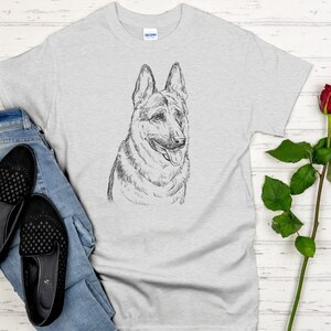 German Shepherd Tshirt, german shepherd tee, graphic tee, german shepherd lover