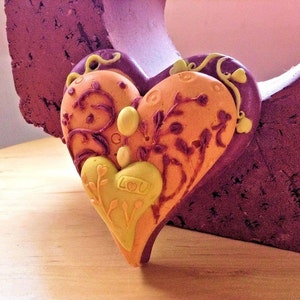 Multiheart Shape Sweetheart Silicone Soap Molds with 5 Cavities, Handmade, Sweetheart 5 Bars Tray