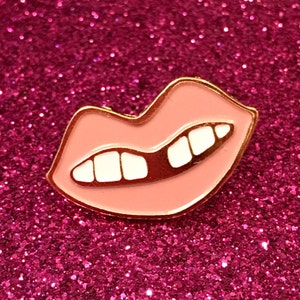 Pink Lip Enamel Pin