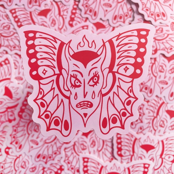 Evil Butterfly Sticker