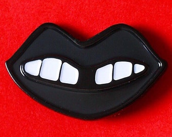 Black Lip Enamel pin