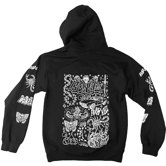 Bananna Bones From Hell Hoodie