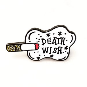 Death Wish Enamel Pin image 1