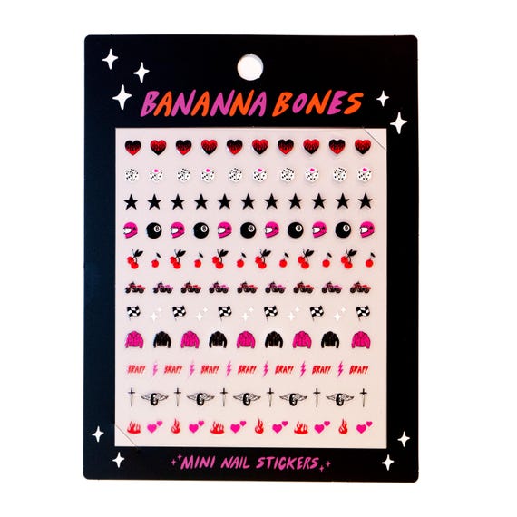 Moto Mini Nail Stickers