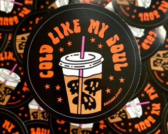 Iced Coffee Sticker