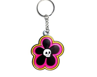 Flower Power Keychain