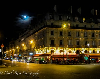 Le Départ Saint Michel - French Café - Paris, France - Travel Photography