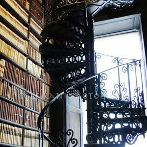 Trinity Library - Spiral Staircase - Dublin, Ireland