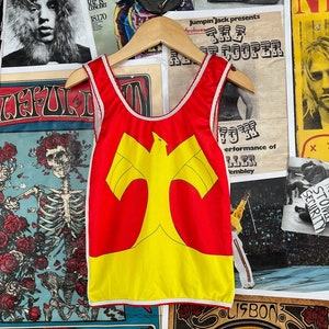 ヴィンテージ 幼児 子供用 70年代 DC コミックス ワンダーウーマン ロゴ ノースリーブ スクープネック タンクトップ 3T 4T スーパーヒーロー 漫画 ポップカルチャー シャツ