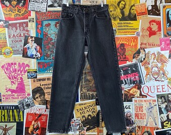 Black Levis 550 | Etsy