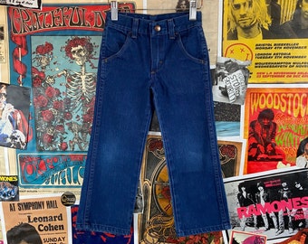 Vintage Kids 90s Light Wash Levi's 554 Orange Tab Denim Jeans Size