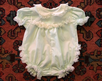 lace ruffle onesie