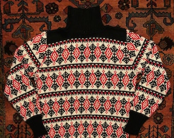 Pullover Herren Winter Classic Jahrgang retro-modern Nordic Weihnachten FairIsle