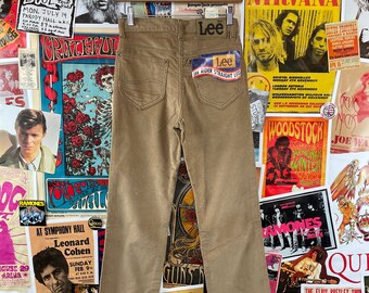 vintage deadstock lee pink corduroy pants