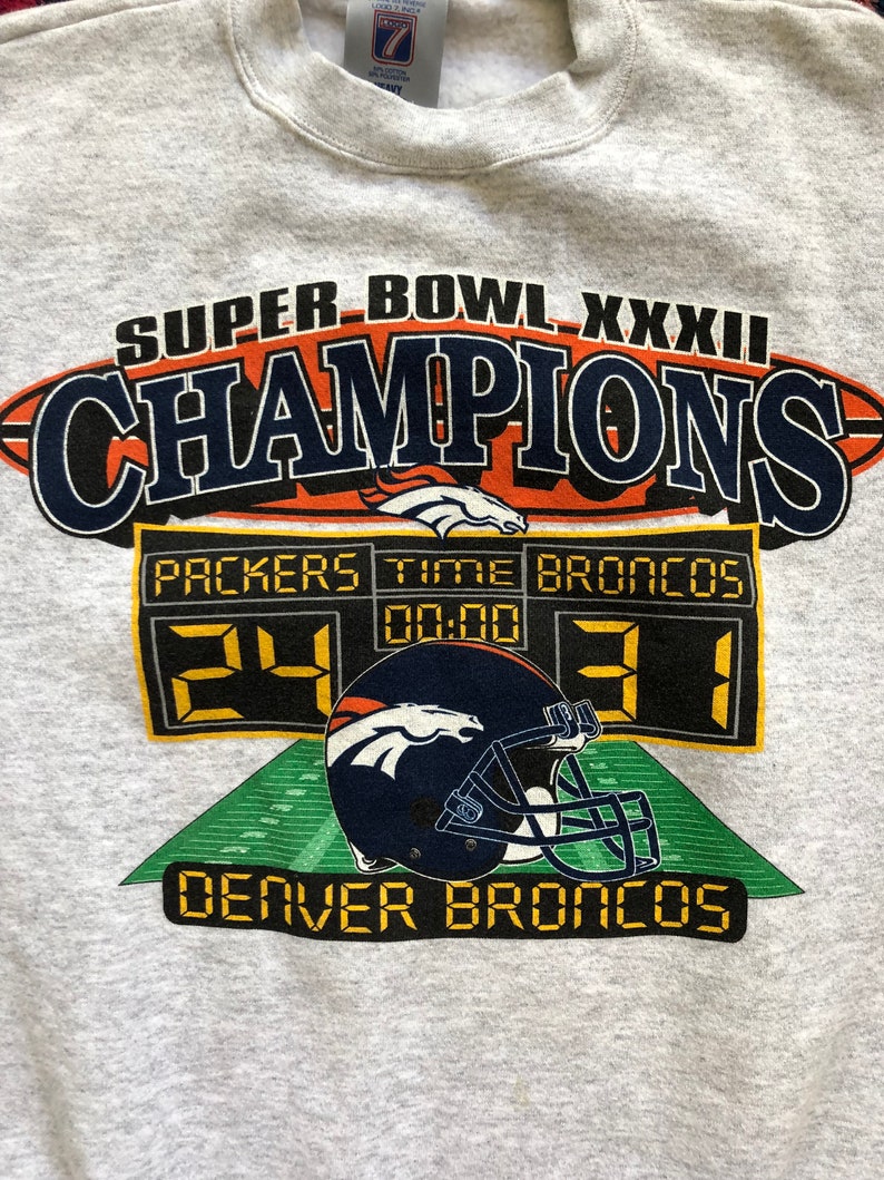 Vintage 1990s Denver Broncos Super Bowl XXXII Champions vs. | Etsy