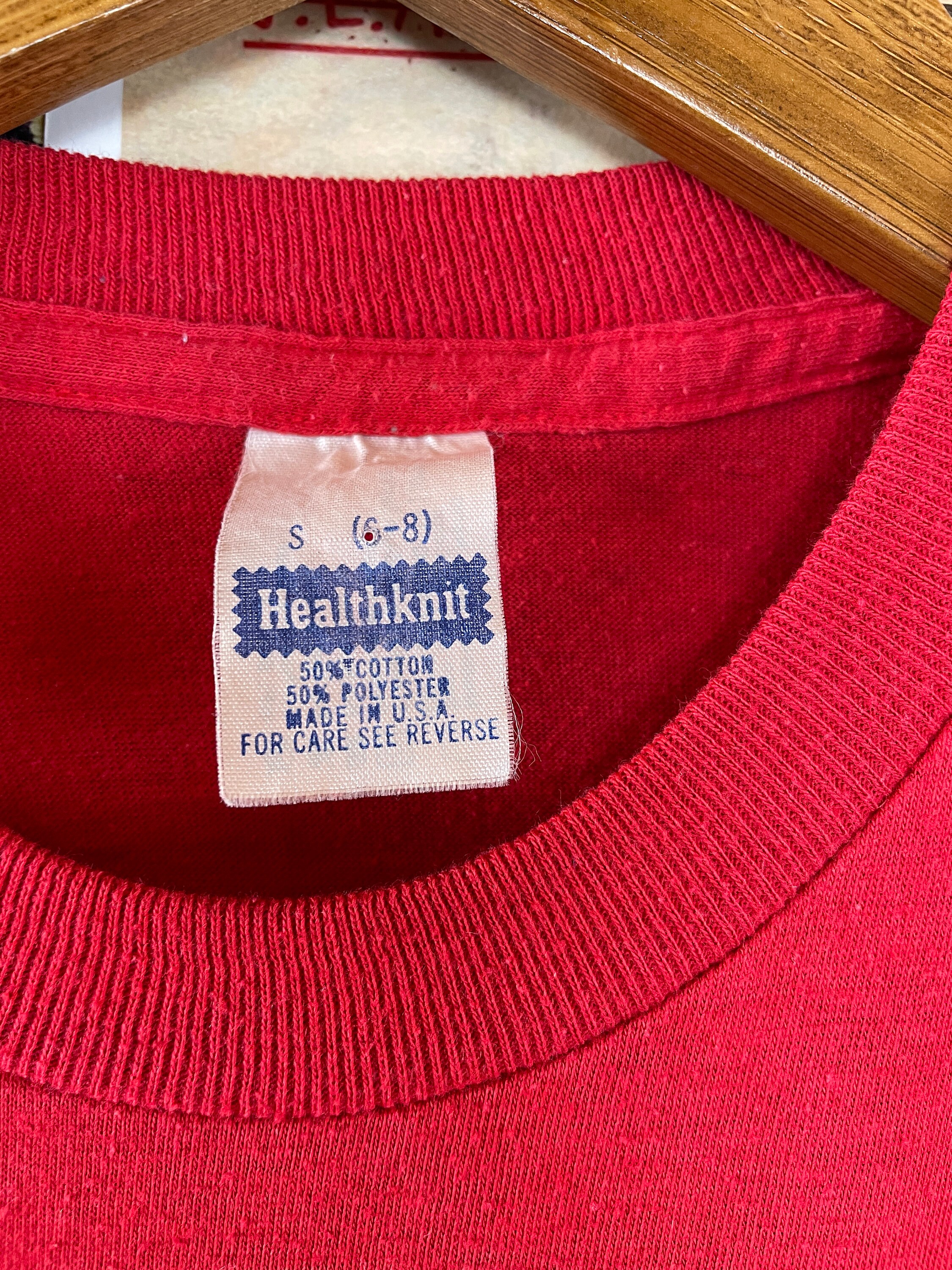 Vintage Kids 70s-80s Red Kangaroo Kindercare Healthknit Vintage Kids 70s-80s Red Kangaroo Kindercare Healthknit