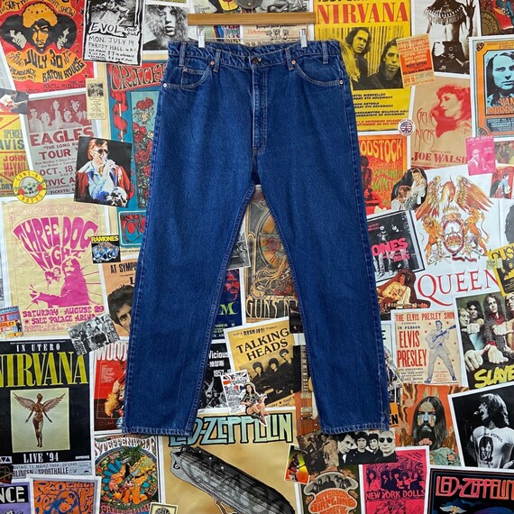 Vintage Men's 1980s Dark Wash Levis 505 