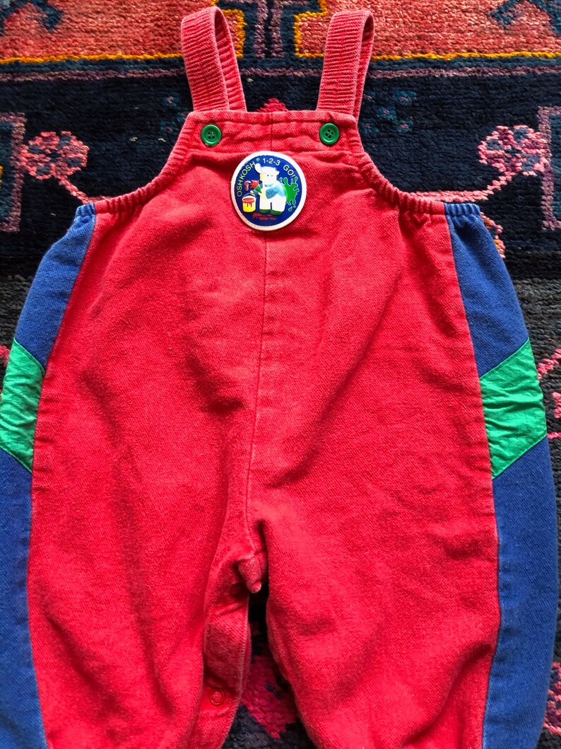 Vintage 1980s OshKosh \u201c1-2-3 Go!\u201d Painter Overalls