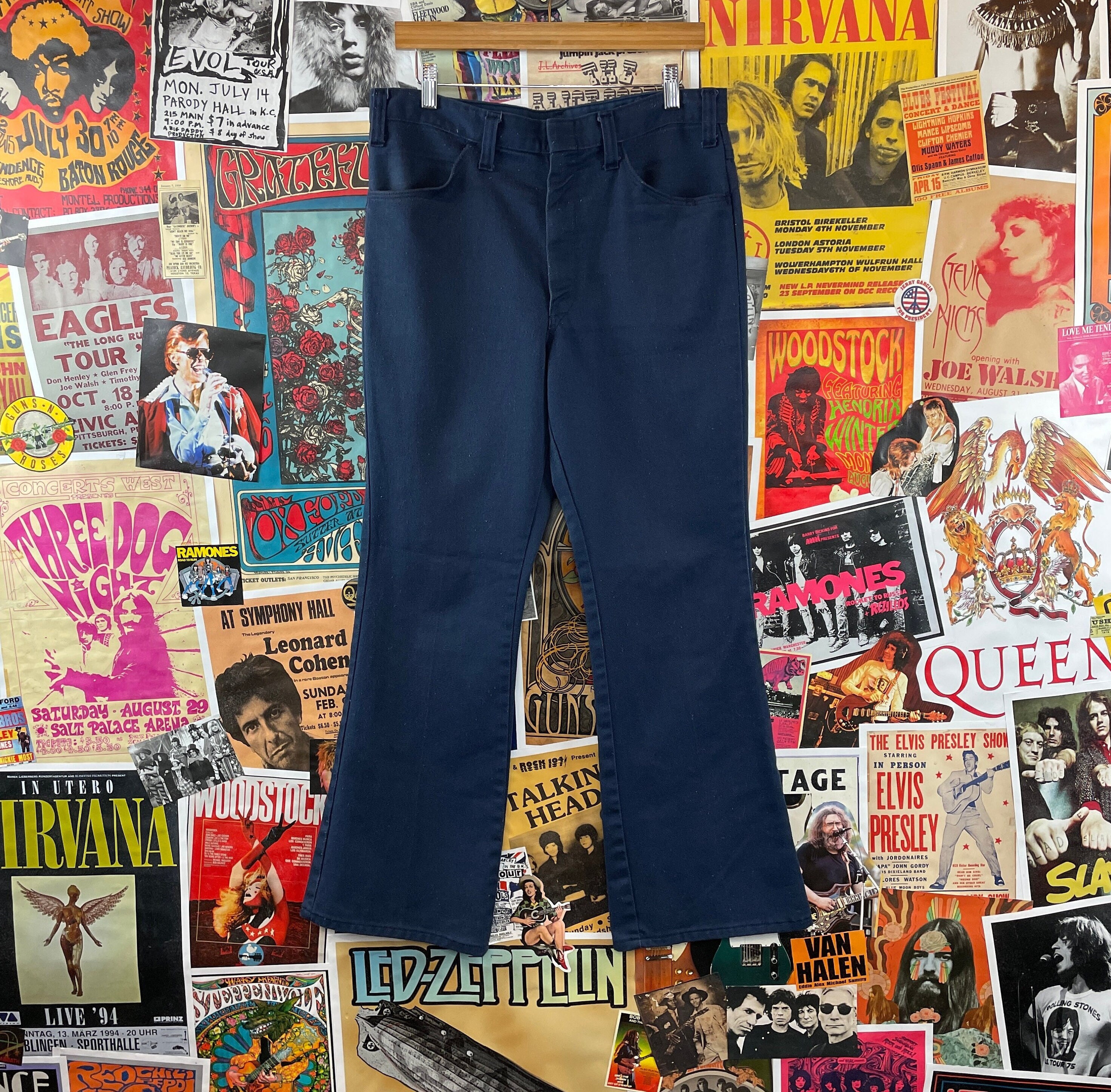 Vintage 1970s Navy Blue Dickies 33x30 