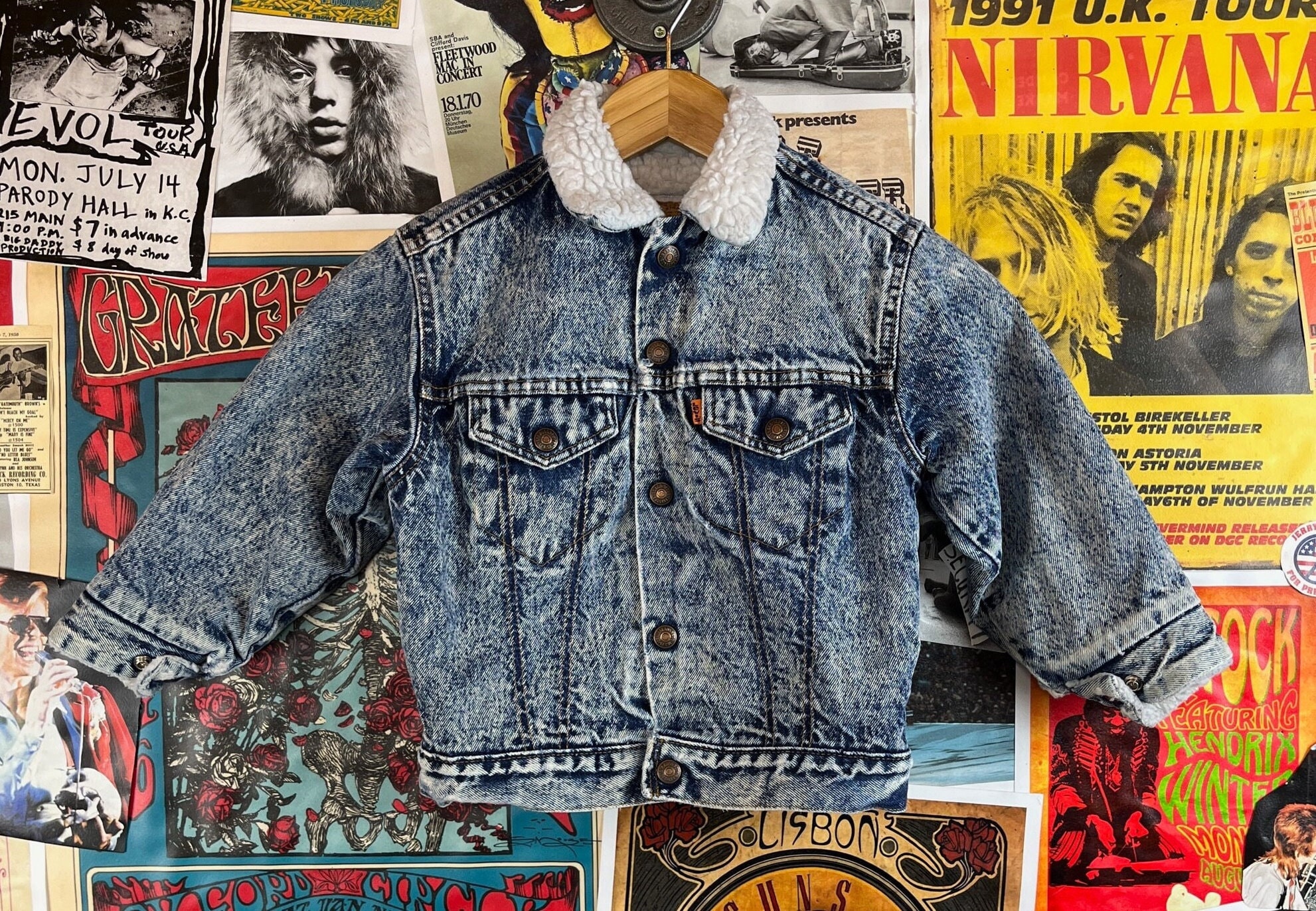 Kids Custom Levi's Denim Jacket | Little Chicken Kids Clothing 3T / Dark Wash Denim