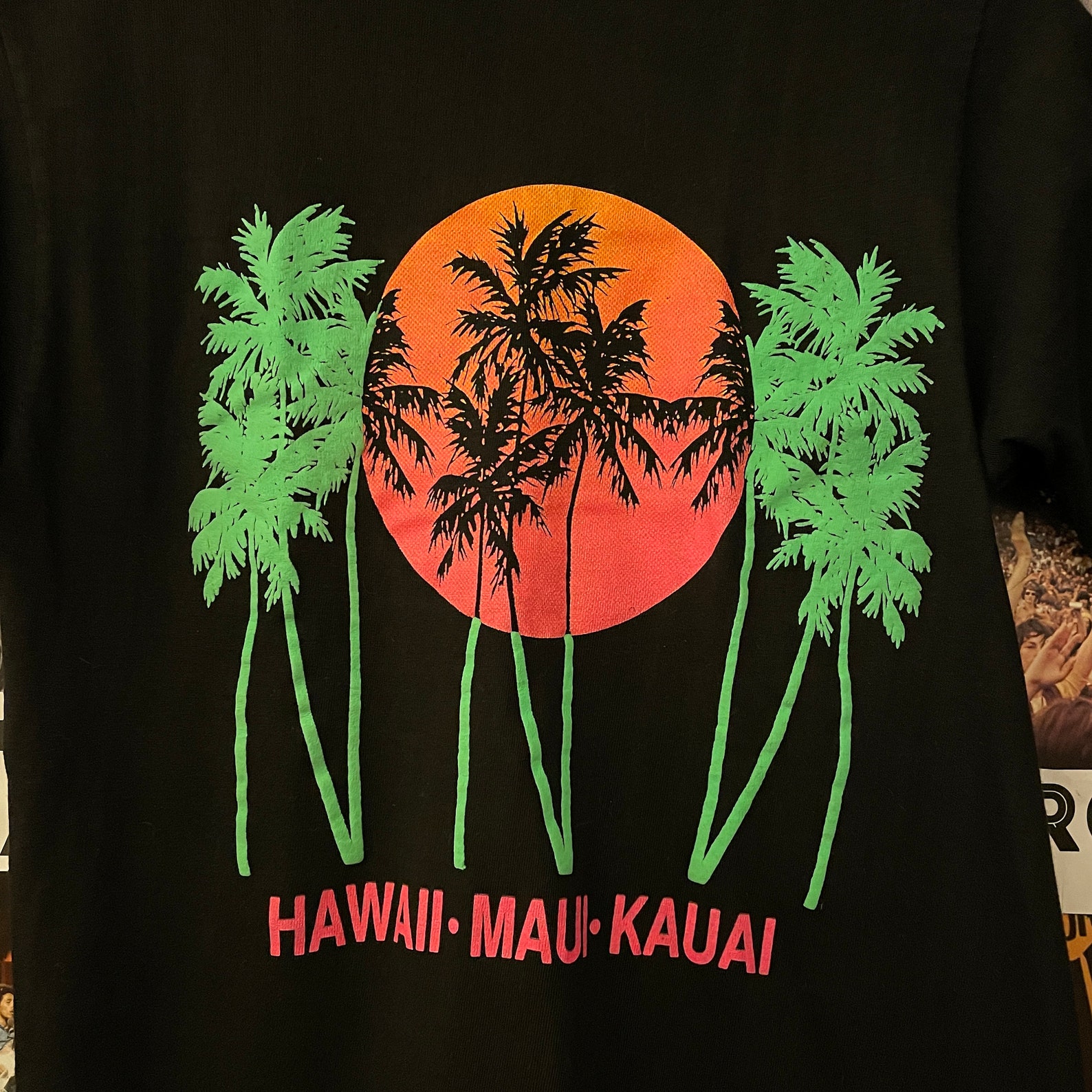 Vintage 1980s Hawaii Maui Kauai Neon Novelty | Etsy