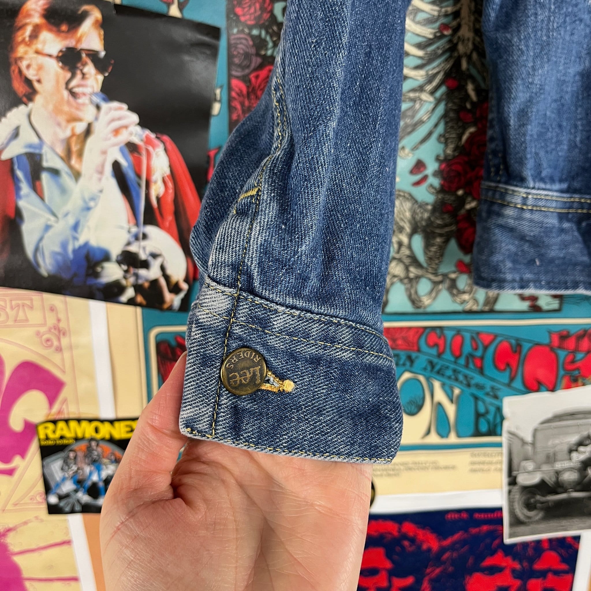 Vintage Kids 70s Lee Rider Sanforized Two Pocket Denim Jean