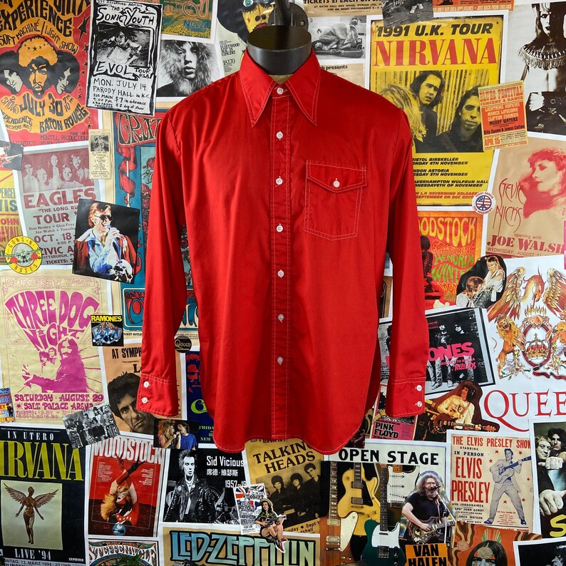 Solid Red Tapered Jcpenney Towncraft 