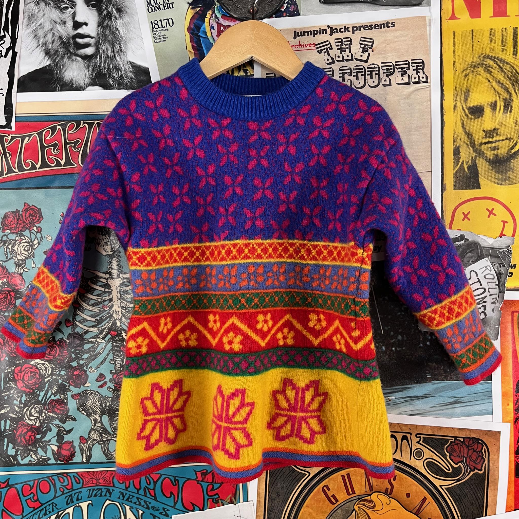 トップス BENETTON knit MADE IN ITALY 80's Vintage United Colors of Benetton Sweater Mens Lg Made n