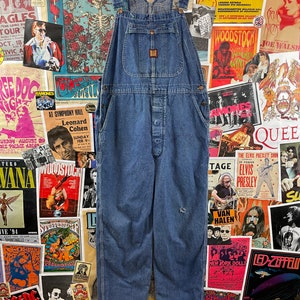 Vintage 1980s Thrashed 'big Ben' Medium Wash 39 - Etsy