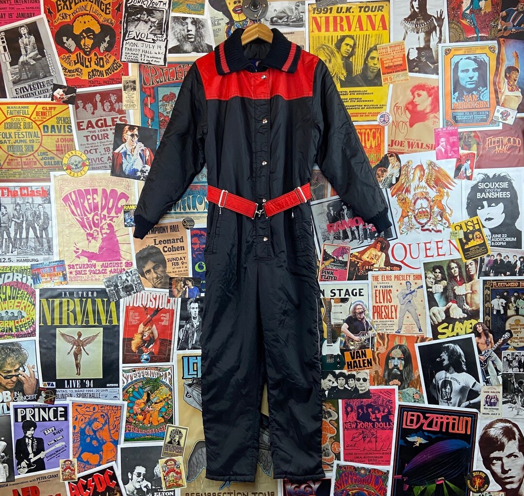 80's 90's vintage all in one ツナギ set up Vintage 80s 90s Kawasaki Padded Jumpsuit Japanese Motorcycle