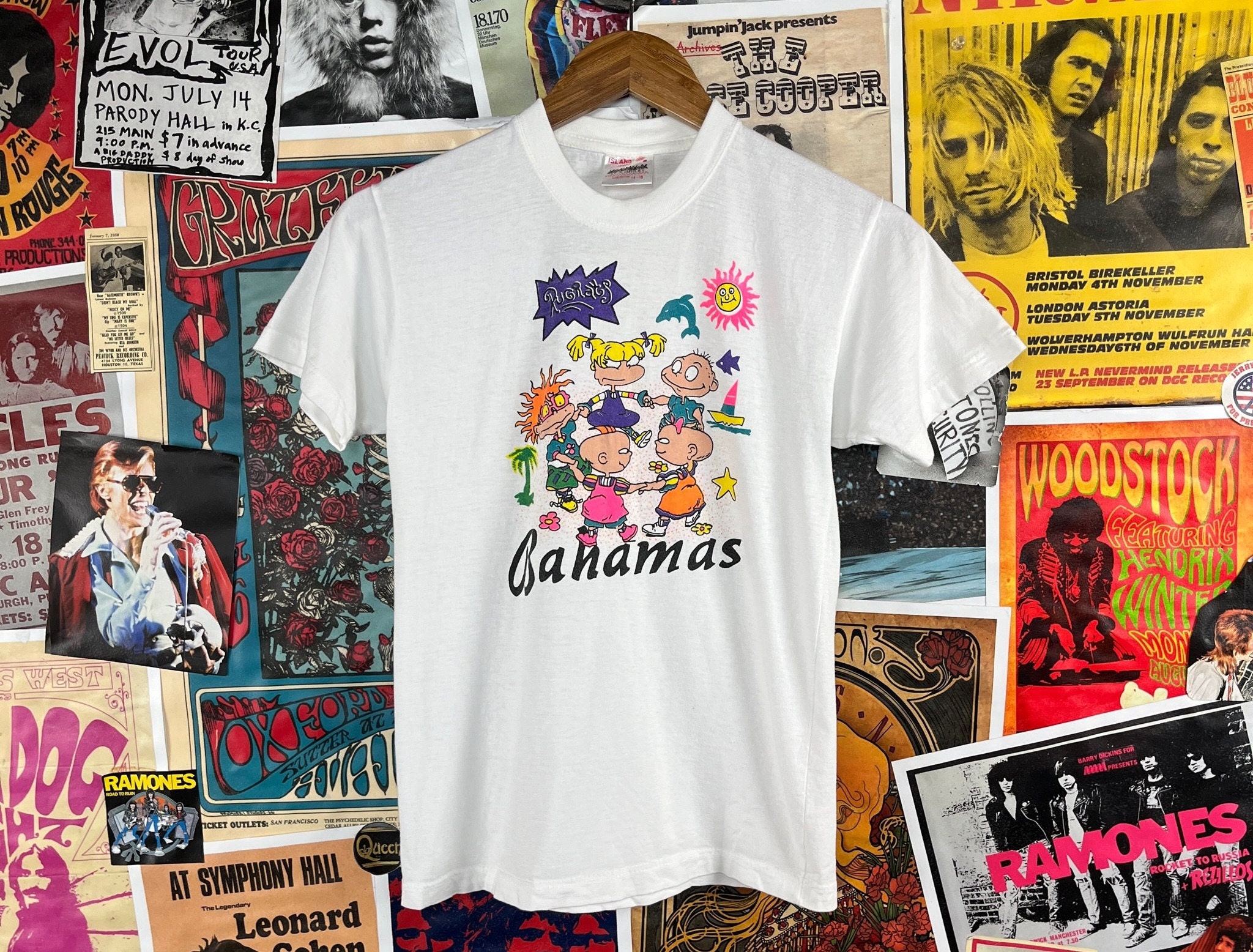 Vintage Kids 90s Rugrats Bahamas Cartoon Souvenir Graphic Crewneck