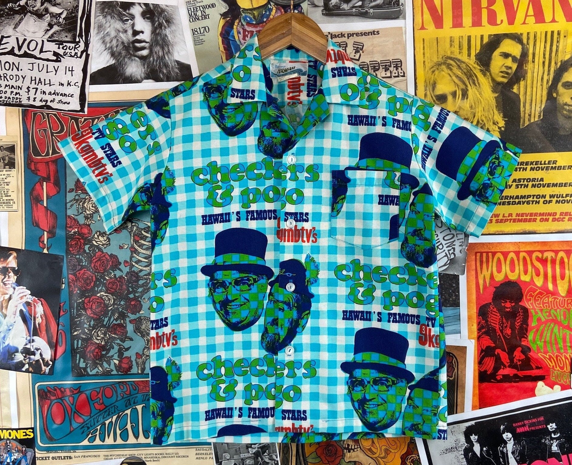 Vintage Retro Kids 60s Hawaii Checkers & Pogo TV Show Vintage Retro Kids 60s Hawaii Checkers & Pogo TV Show