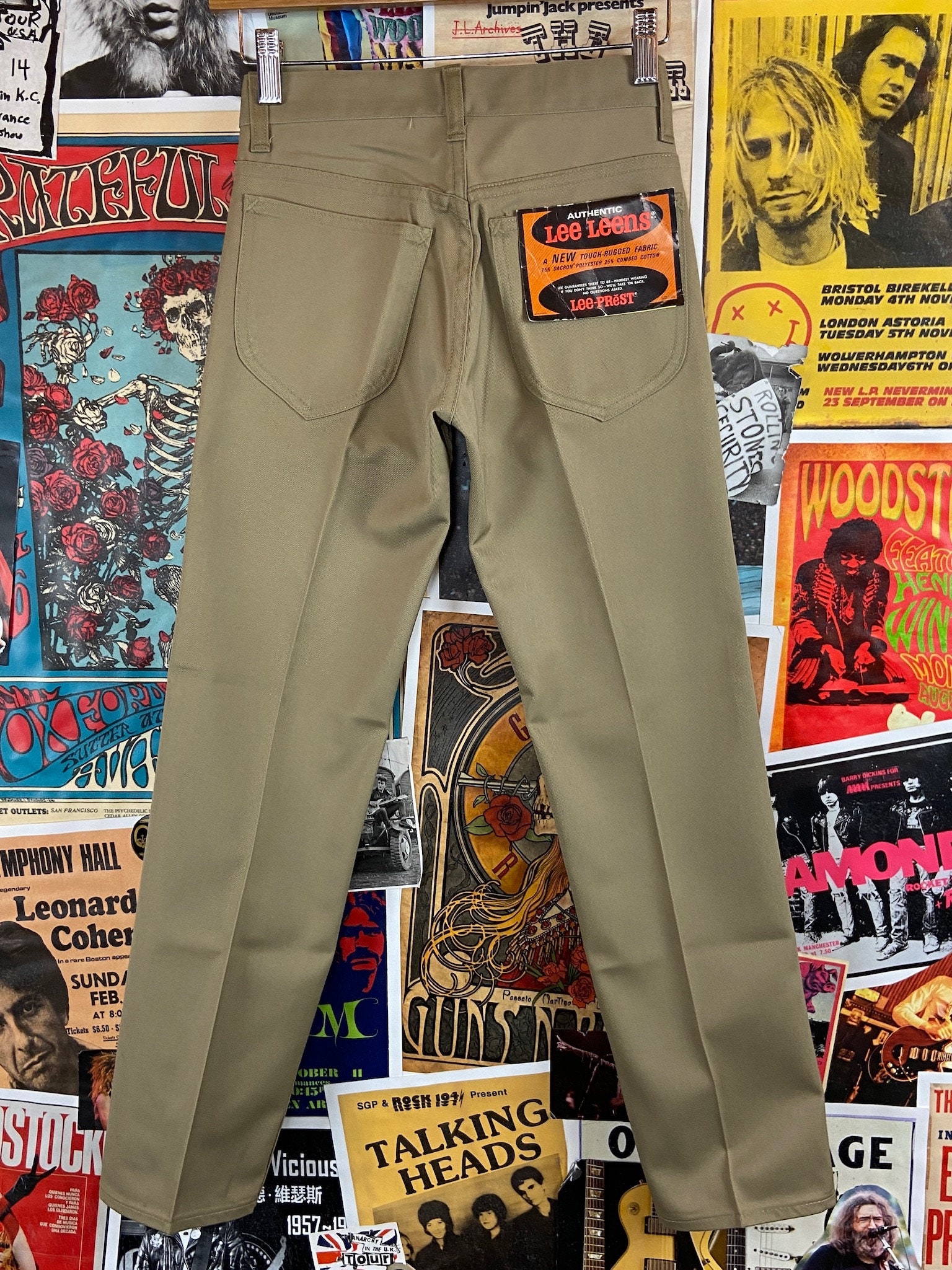 ヴィンテージ キッズ ボーイズ 70年代 オリーブ キャメル Lee Leens 