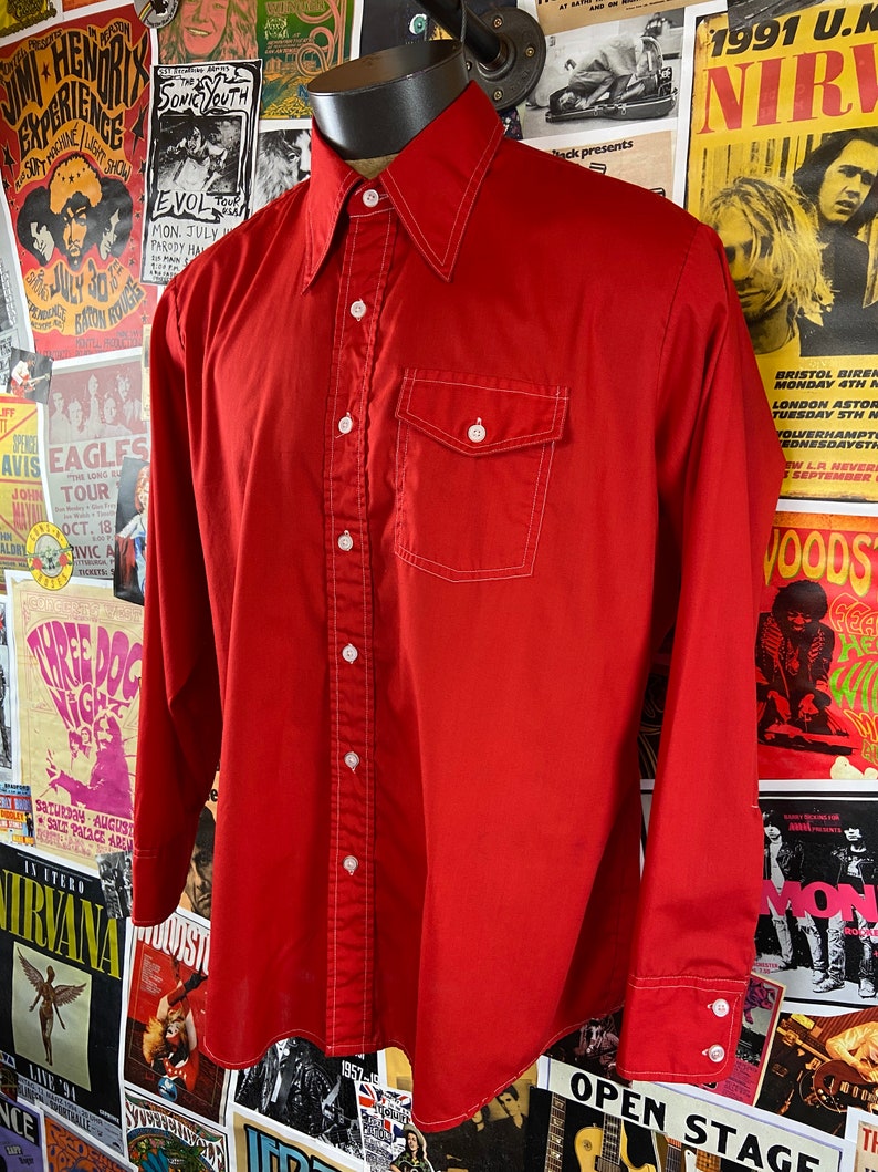 1970s Red Tapered Jcpenney Towncraft 