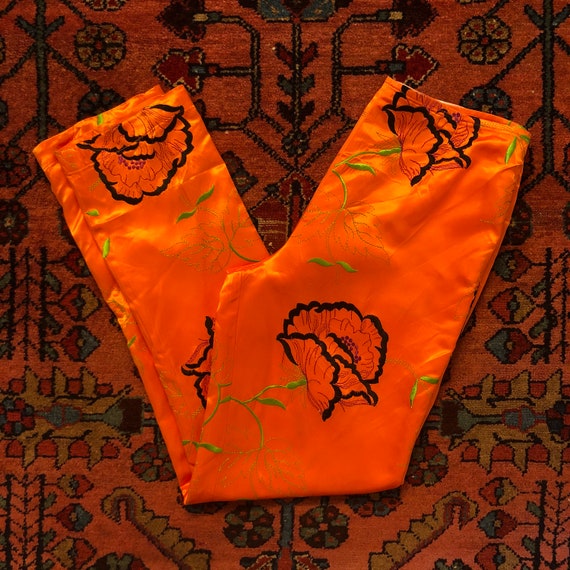 Vintage Women's 1980/90s Betsey Johnson Orange Flo
