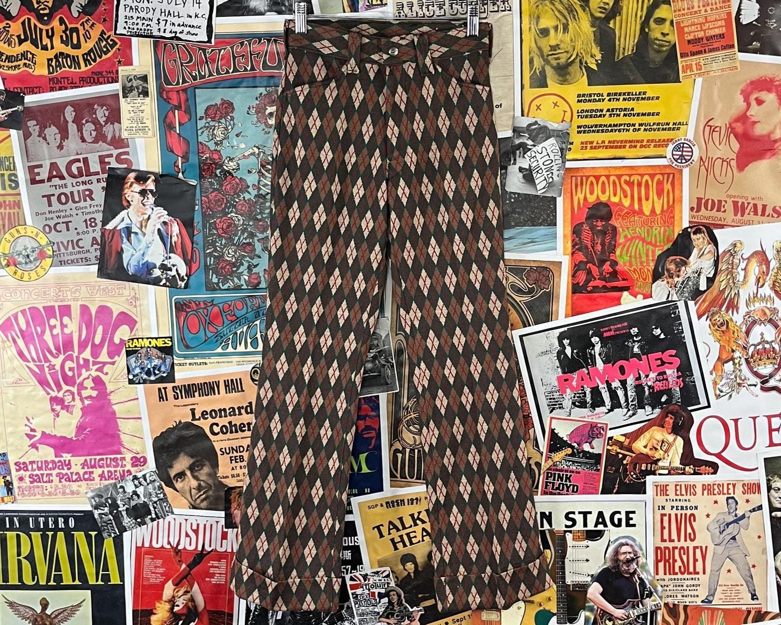 Argyle Pants - Etsy