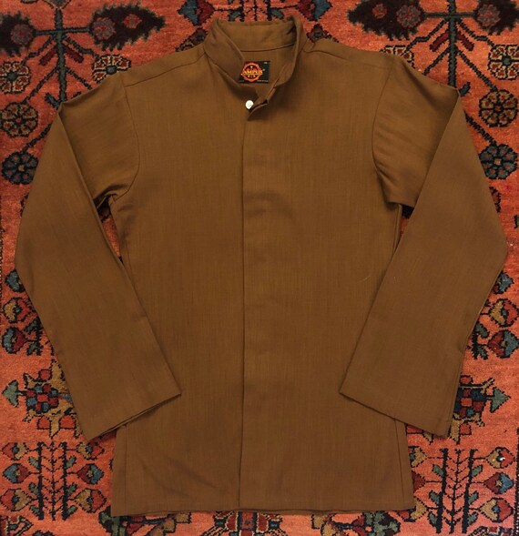 Vintage Men's 1960s Deadstock Hippie Beatnik Nehru