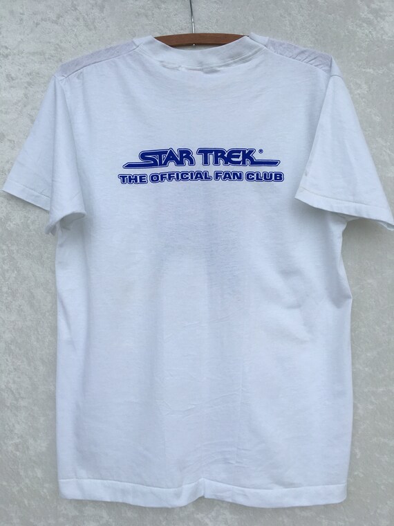 Original Original Original Vintage 1986 Star Trek Fan Club officiel « Vingt ans » chemise d’anniversaire 815164 Original Original Original Vintage 1986 Star Trek Fan Club officiel « Vingt ans » chemise d’anniversaire 815164