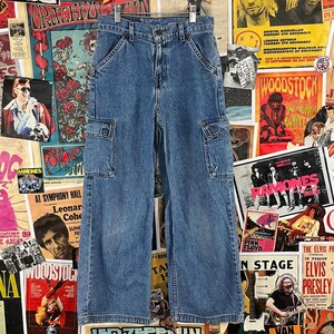 90s Zipper Leg Jeans - Etsy