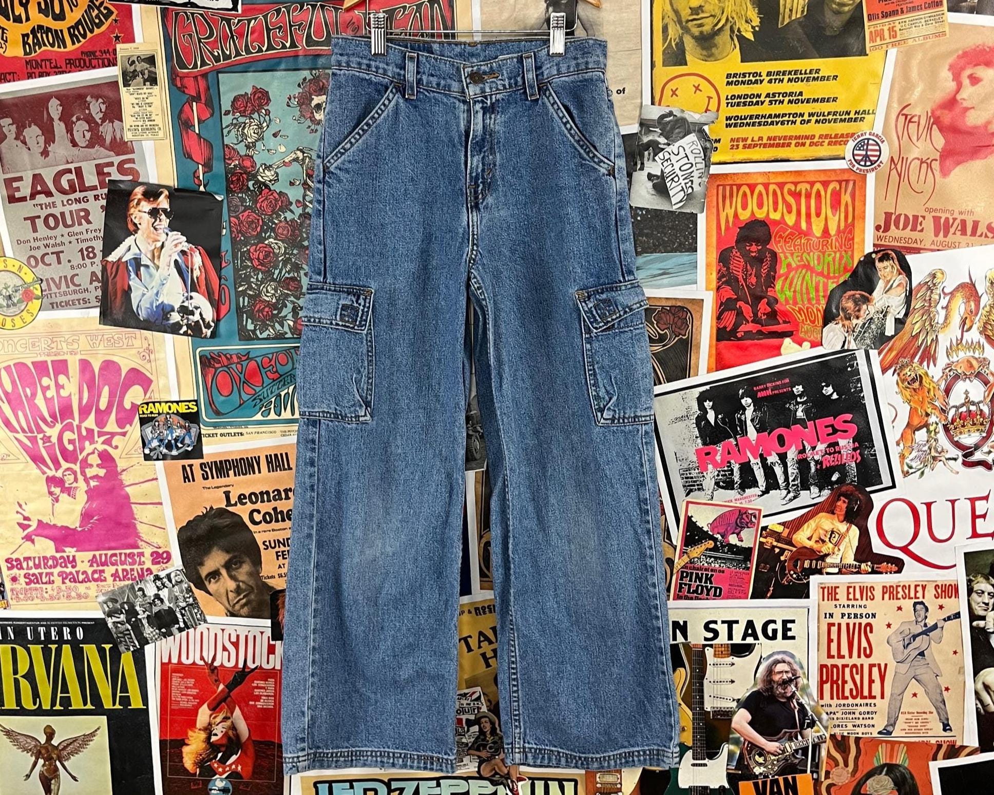 Boys 90s Baggy Jeans - Etsy