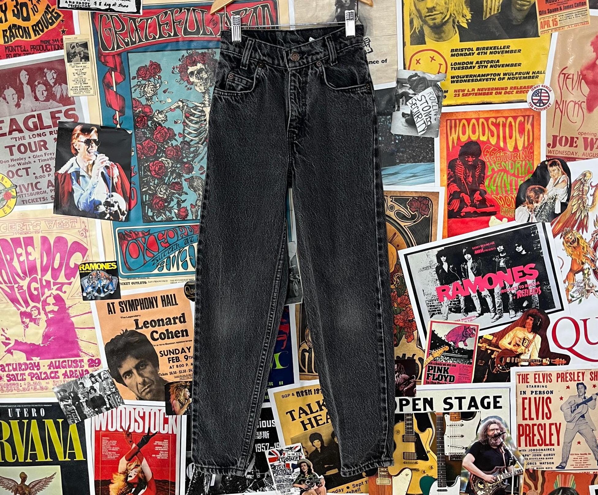Vintage Kids 90s Faded Distressed Black High Sierra Denim Vintage Kids 90s Faded Distressed Black High Sierra Denim