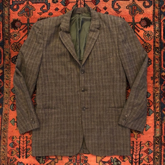 Vintage Men's 1950s Jack Frost Woolen Wear Charcoa