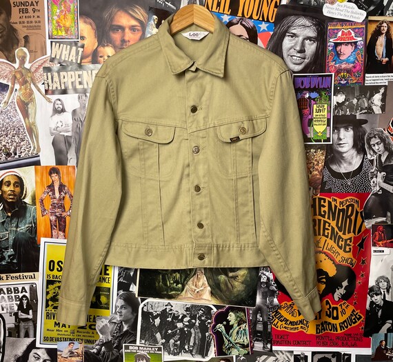 Vintage Men's 1970s Lee Riders Two Pocket Khaki We
