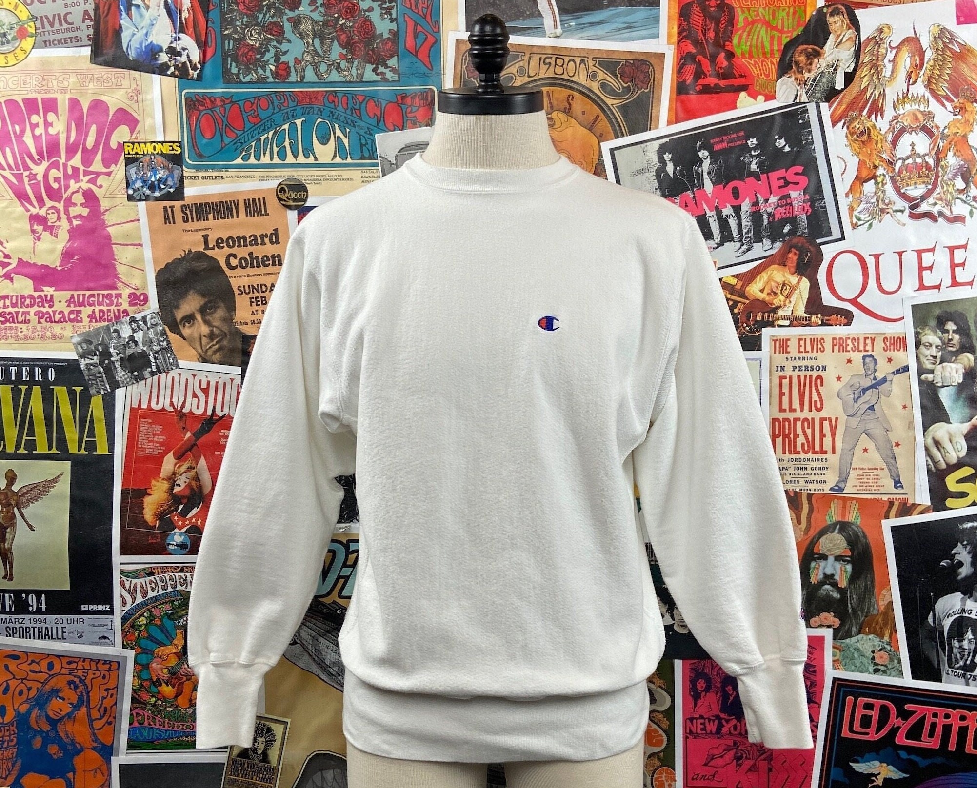 ▷ Vintage Champion Sweatshirt 1990s, Made in USA