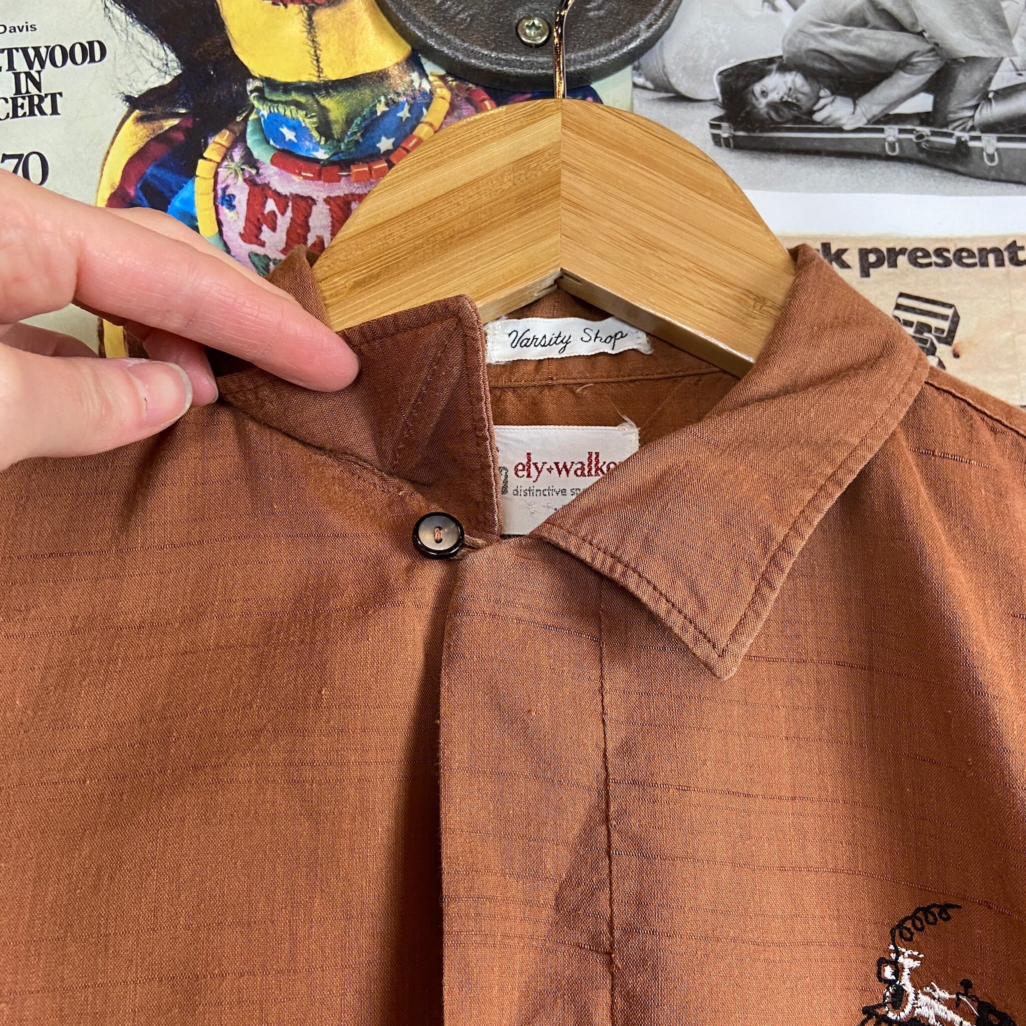 Vintage Kids Boys Retro 50s-60s Rust Brown Ely Walker Loop